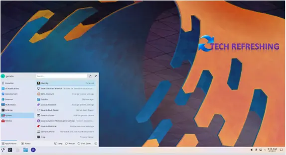 Garuda Linux KDE lite. Image Credit Garuda