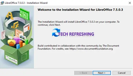 LibreOffice Installation Wizard