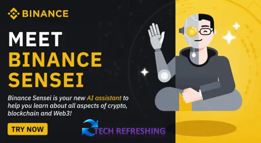 Binance introduces AI-powered chatbot "SENSEI" for Binance Academy. Image credit Binance