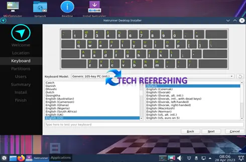 Select Keyboard Layout