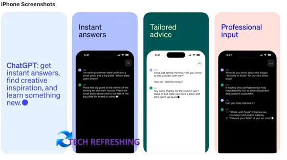 OpenAI's ChatGPT App Now Available to iOS Users in India and 32 Other Countries (iPhone App Screenshot)