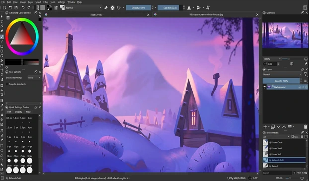 Krita: A Powerful Linux Application for Digital Artists