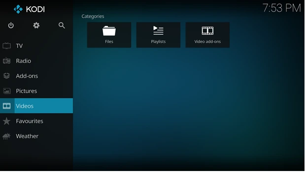 Kodi open-source media player