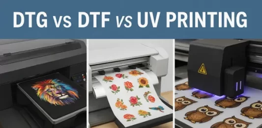 DTG vs DTF vs UV Printing: Which One Is Right for Your Business?