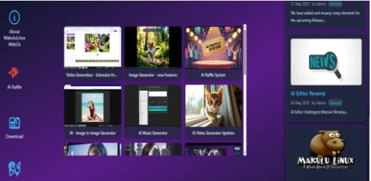 MakuluLinux WebOS The Ultimate Web-Centric Linux Experience for 2025