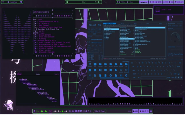 Aesthetic Linux Distros: Blending Performance with Pixel-Perfect Style 4 Exodia OS: Sleek, Modern, and Performance-Driven