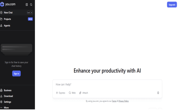 You.com The Personalized Productivity Hub