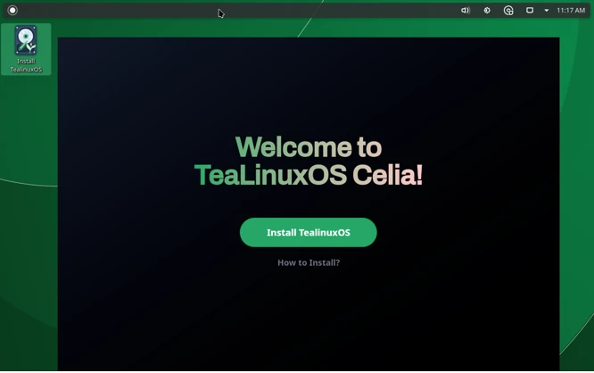 Installing TeaLinux OS