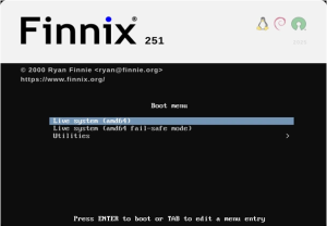 Finnix 251 Review A Minimalist Live Distro Packed With Power