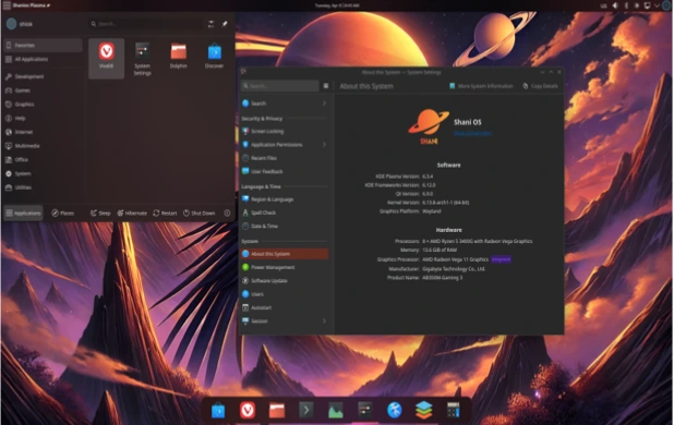 ShaniOS Review: Lightweight, Fast & Modern Linux for Everyone 2 ShaniOS KDE Plasma
