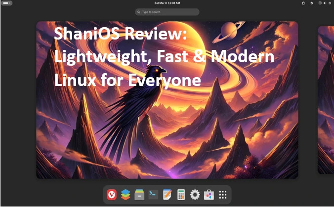 ShaniOS Review: Lightweight, Fast & Modern Linux For Everyone ...