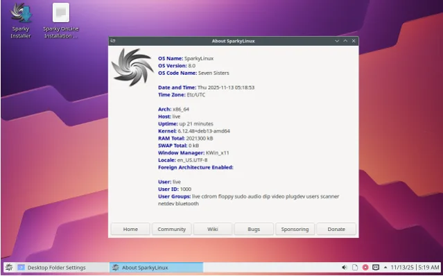 Sparky Linux 8.1 Review: Lightweight, Fast, and Polished 9 Sparky Linux 8.1 Review: Lightweight, Fast, and Polished