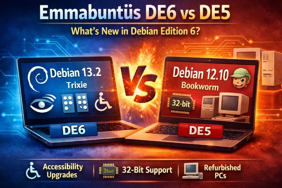 Emmabuntüs Debian Edition 6 vs DE5: What's New in 2025?