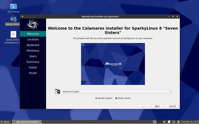 SparkyLinux 2025.12 Released: What's New, Features, and Download Guide 3 Install SparkyLinux 2025.12