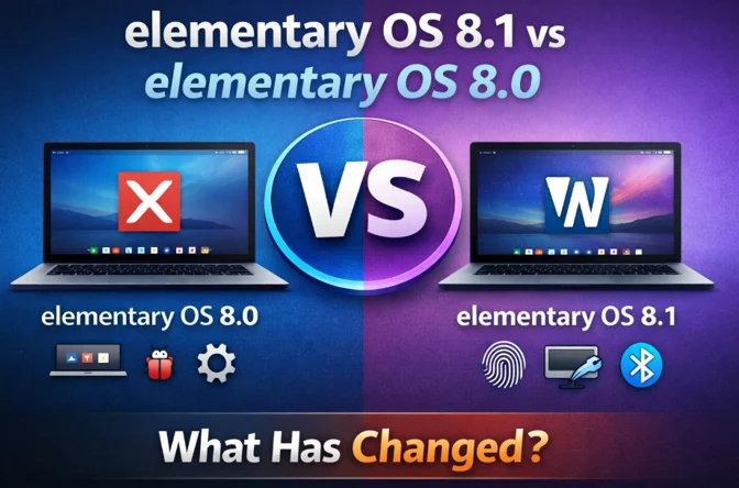 elementary OS 8.1 vs elementary OS 8.0 What Has Changed
