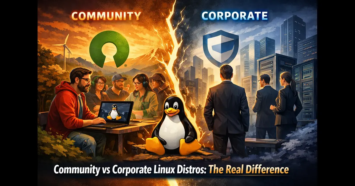 Community vs Corporate Linux Distros The Real Difference