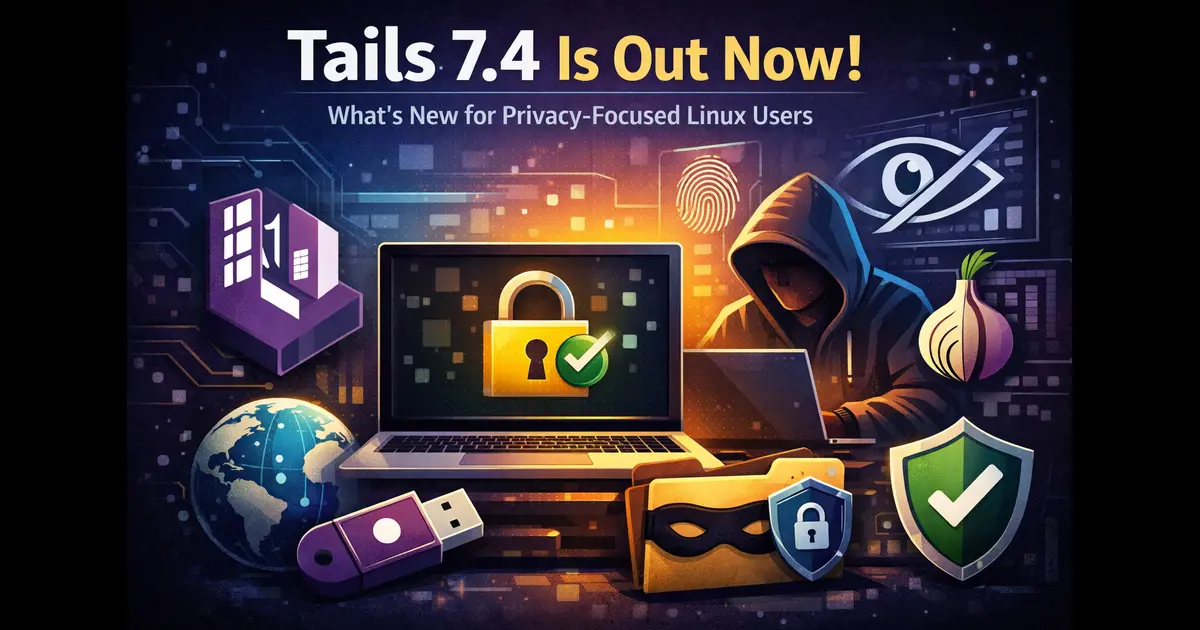 Tails 7.4 Is Out Now What’s New for Privacy-Focused Linux Users
