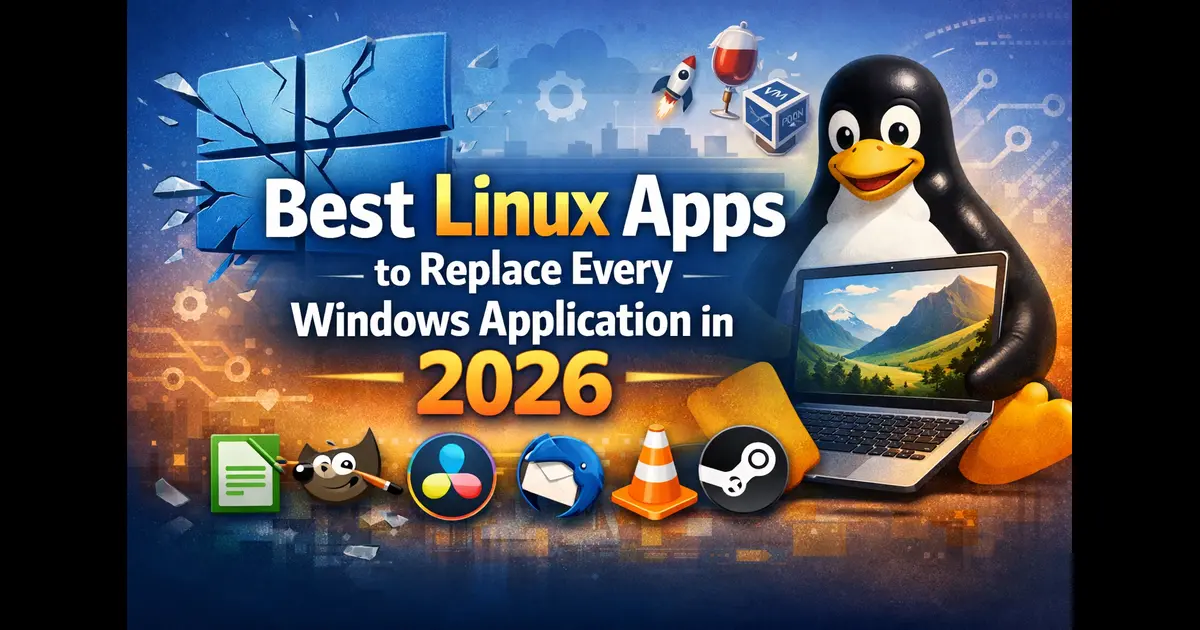 Best Linux Apps to Replace Every Windows Application