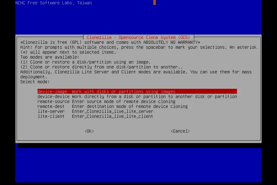 How to Clone Your Hard Drive Using Clonezilla Live 3.3.1 6 Choose Your Cloning Mode