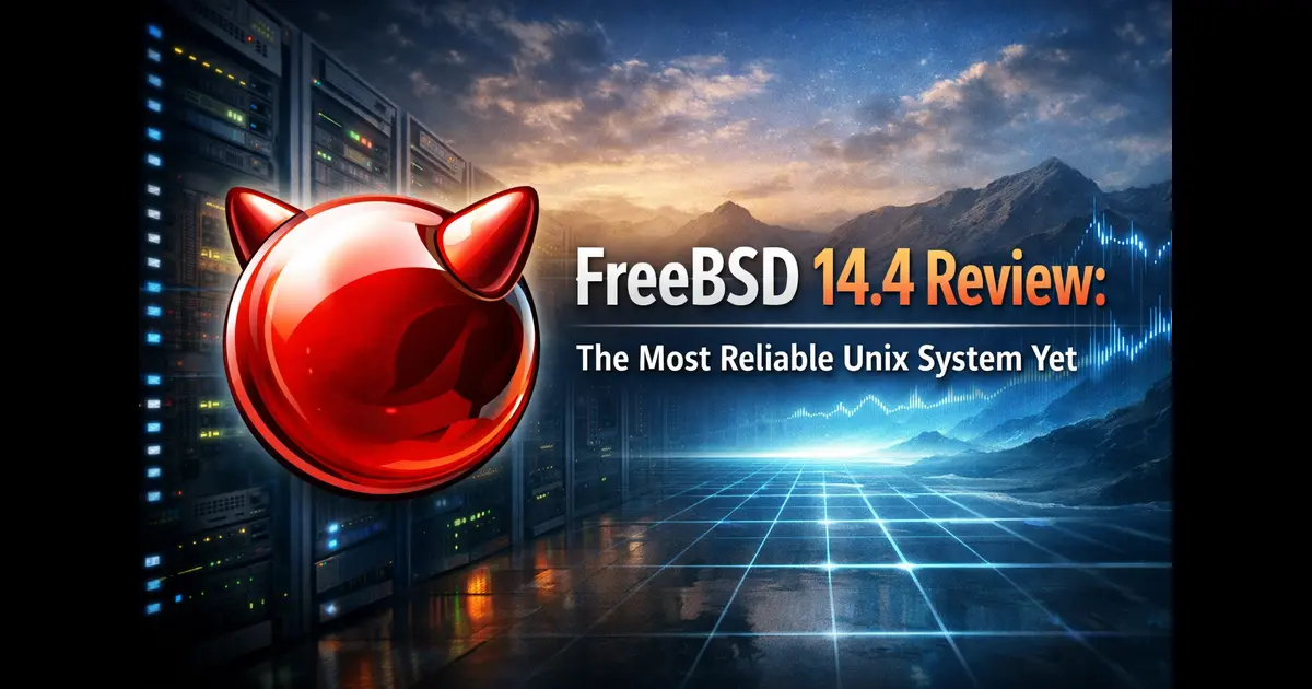 FreeBSD 14.4 Review: The Most Reliable Unix System Yet
