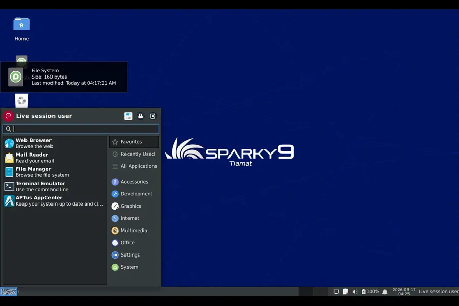 SparkyLinux 2026.03