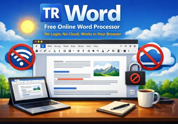 TR Word Free Online Word Processor — No Login, No Cloud, Works in Your Browser