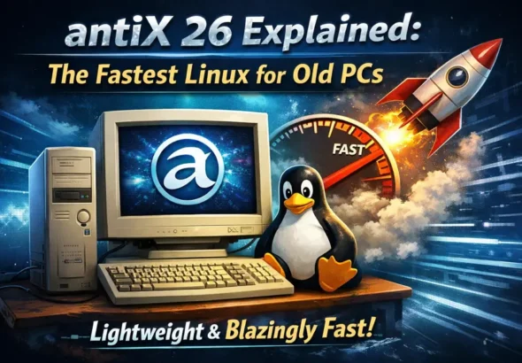 antiX 26 Explained The Fastest Linux for Old PCs
