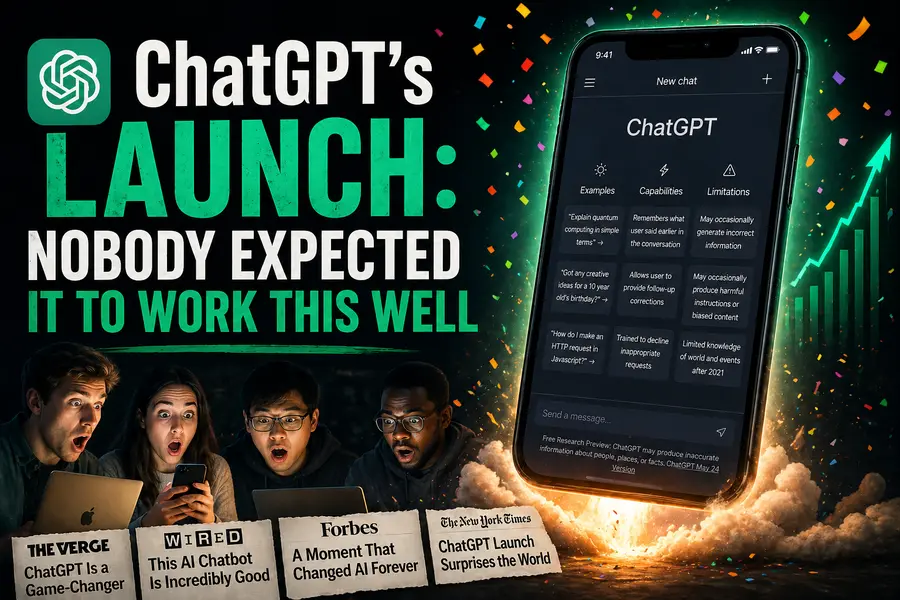 ChatGPT's Launch: Nobody Expected It to Work This Well