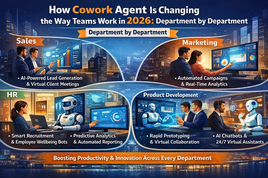 How Cowork Agent is Changing the Way Teams Work in 2026 3 How Cowork Agent Is Changing the Way Teams Work in 2026, Department by Department