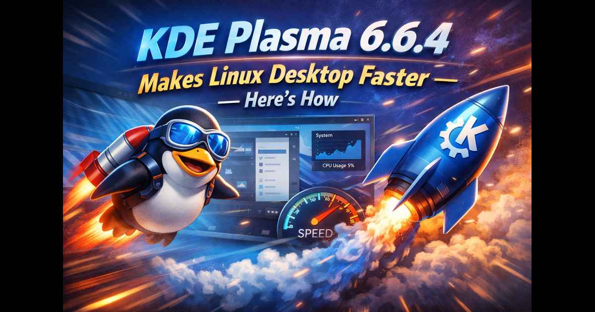 KDE Plasma 6.6.4 Makes Linux Desktop Faster — Here's How ...