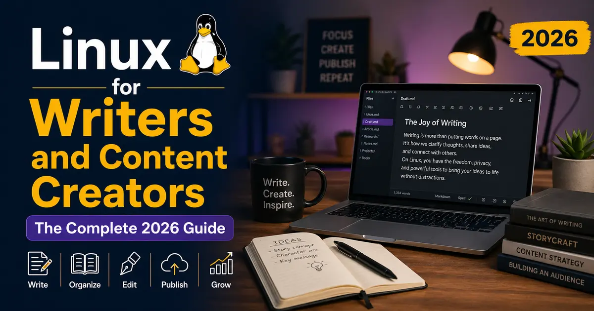 Linux for Writers and Content Creators: The Complete 2026 Guide