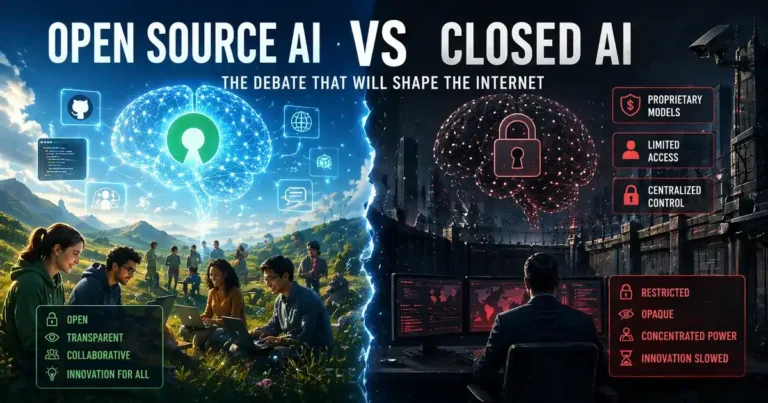 Open Source vs Closed AI: The Debate That Will Shape the Internet