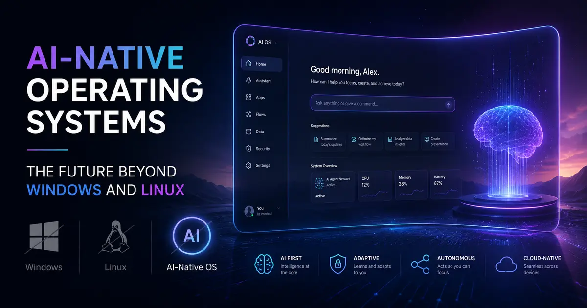 AI-Native Operating Systems: The Future Beyond Windows and Linux