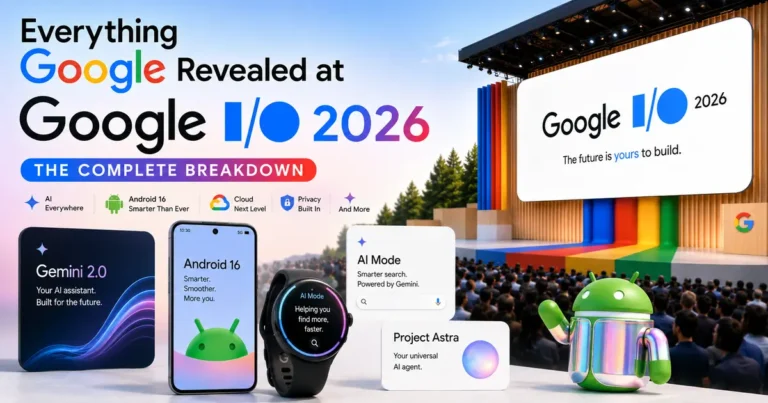 Everything Google Revealed at Google I/O 2026