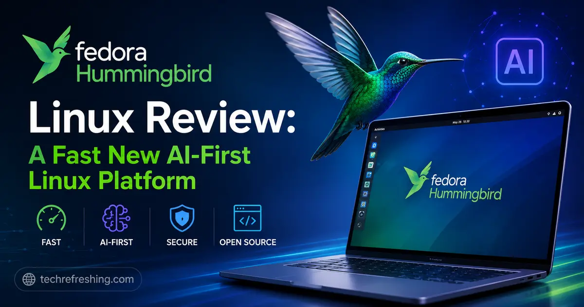Fedora Hummingbird Linux Review: A Fast New AI-First Linux Platform