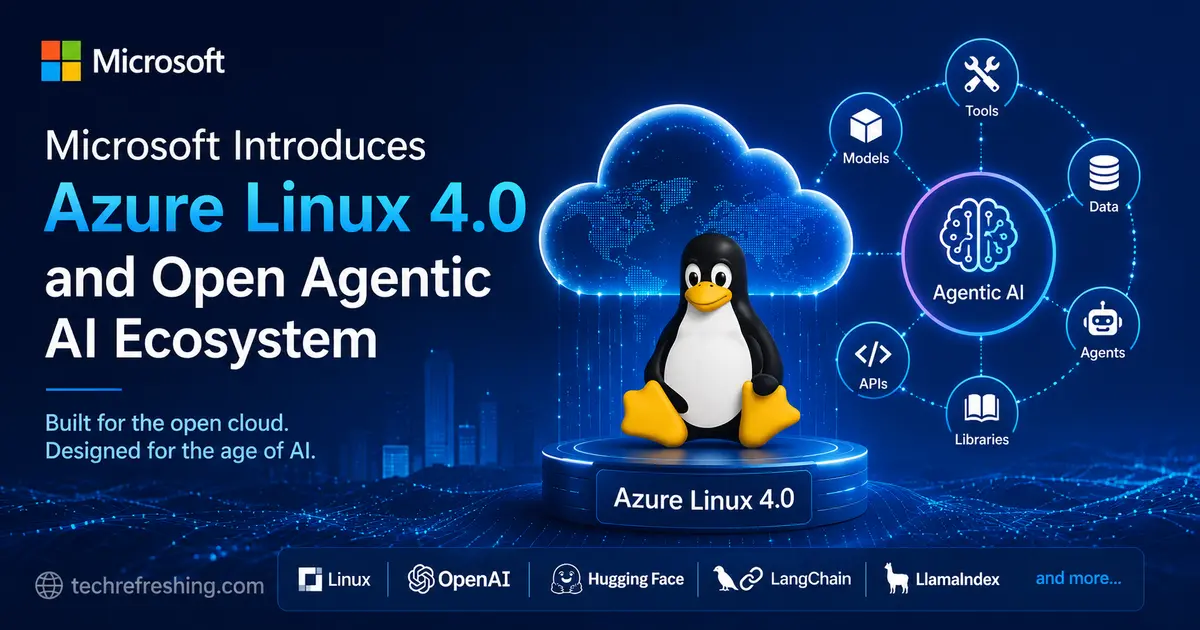 Microsoft Introduces Azure Linux 4.0 and Open Agentic AI Ecosystem