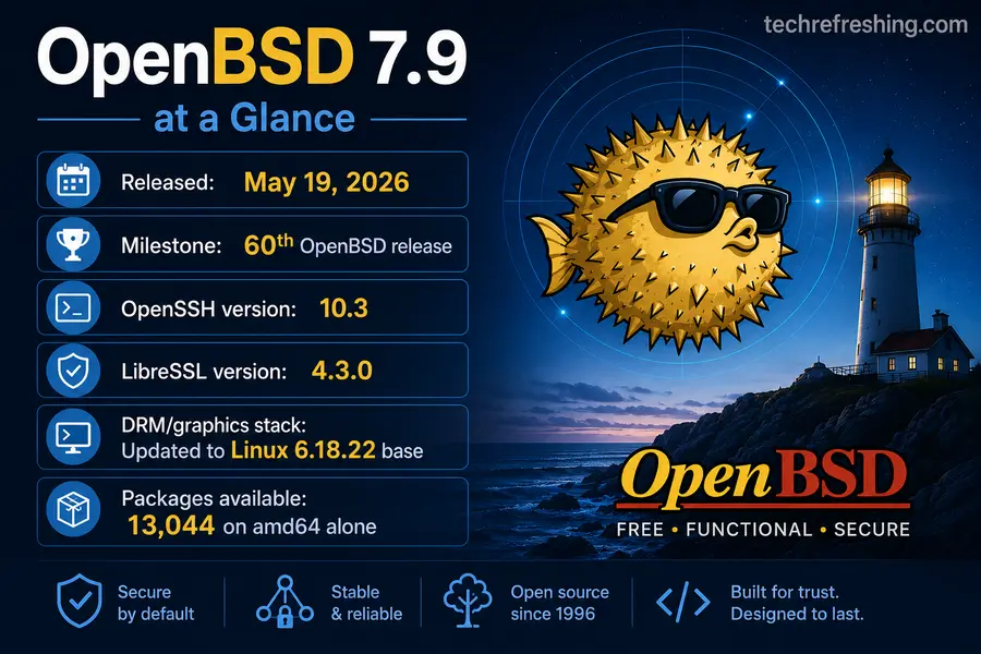 OpenBSD 7.9 at a Glance