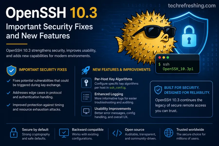 OpenSSH 10.3: Important Security Fixes and New Features