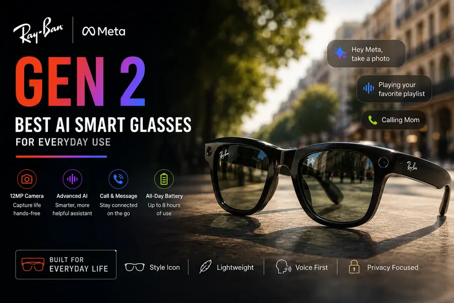 Best AR Glasses in 2026: Top Smart Glasses Compared 3 Ray-Ban Meta Gen 2 — Best AI Smart Glasses for Everyday Use