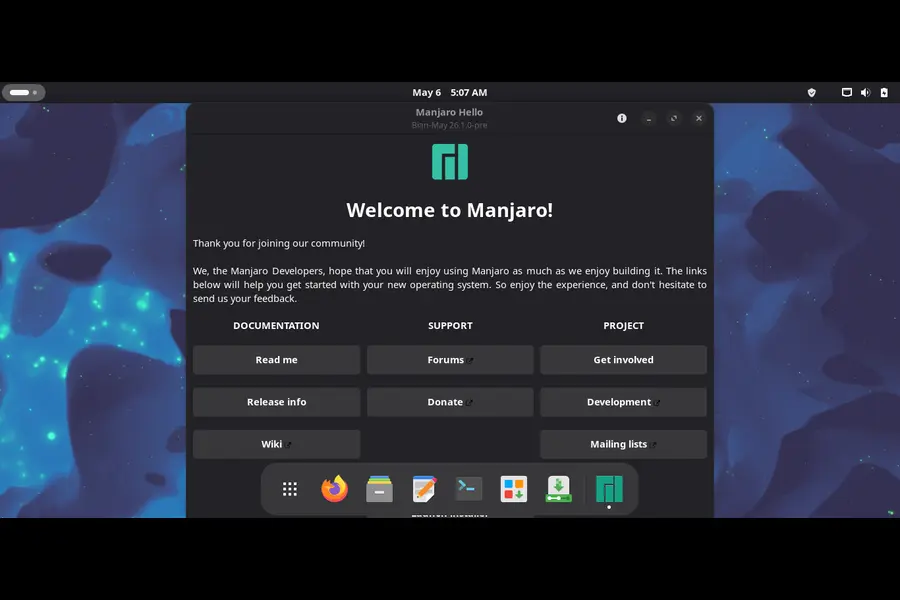 What Is Manjaro 26.1 Bian-May