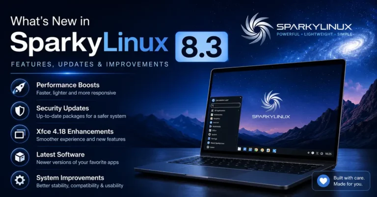What's New in SparkyLinux 8.3 Features, Updates & Improvements