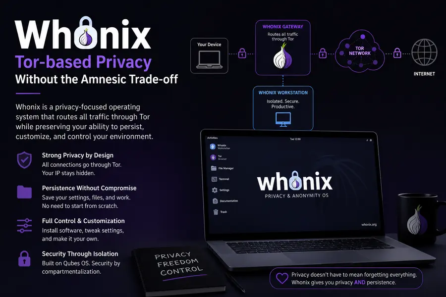 Whonix — Tor-based Privacy Without the Amnesic Trade-off