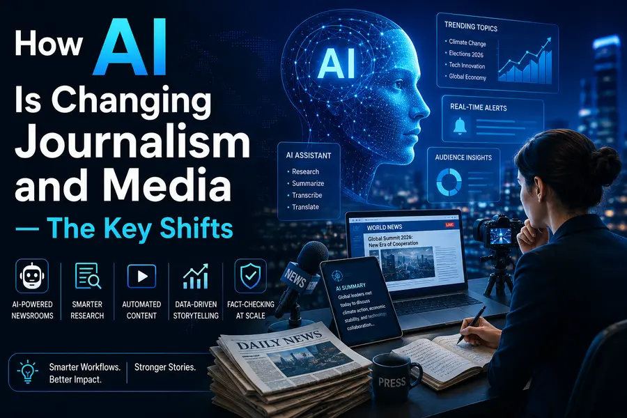 How AI Is Changing Journalism And Media In 2026 | TechRefreshing ...