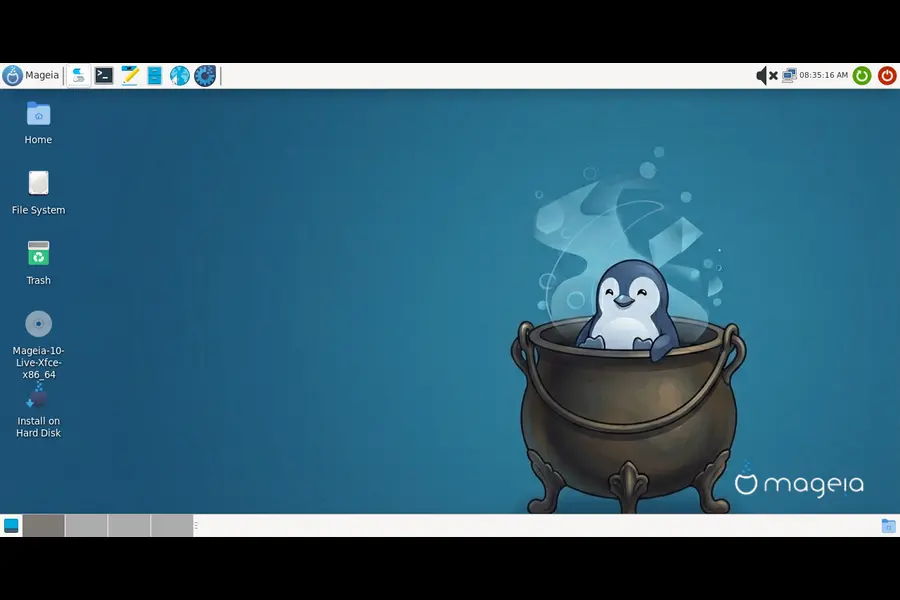 Mageia 10 with xfce