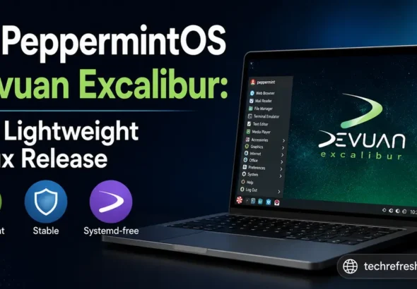 PeppermintOS Devuan Excalibur The Lightweight Linux Release