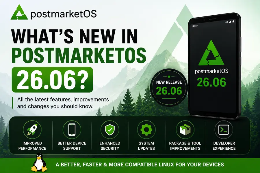 What's New in postmarketOS 26.06