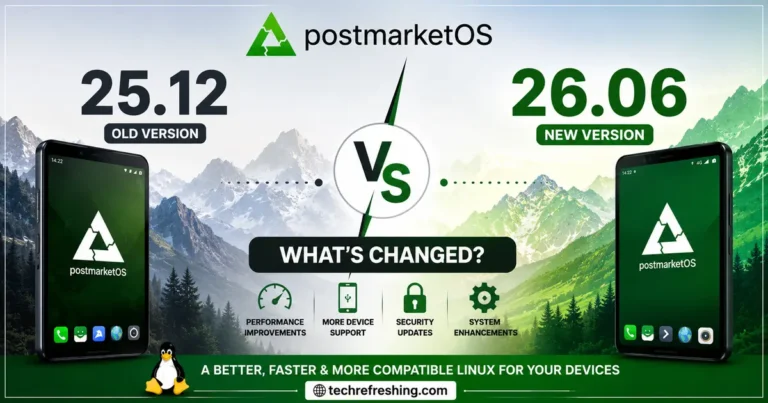 postmarketOS 26.06 vs 25.12: What's Changed?