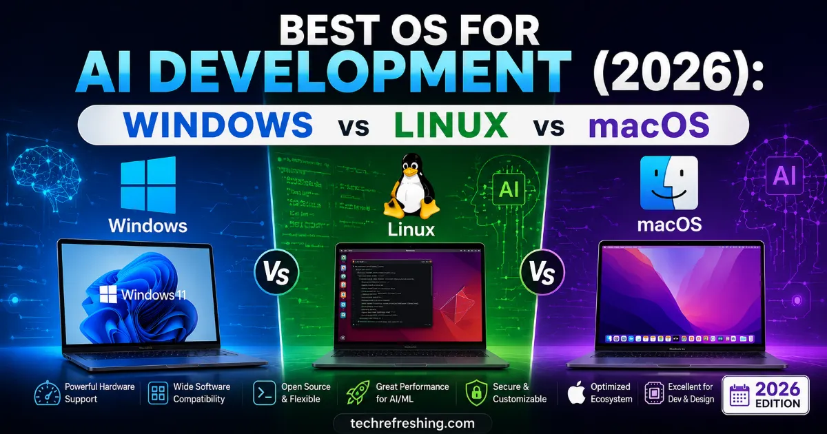 Best OS for AI Development (2026) Windows vs Linux vs macOS
