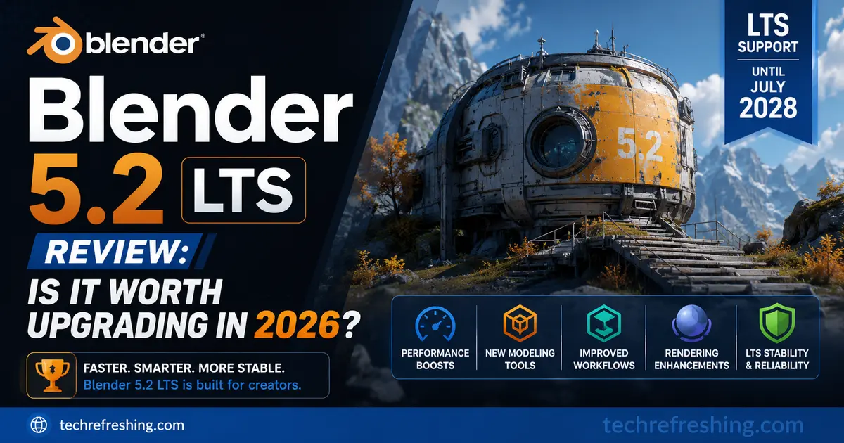 Blender 5.2 LTS Review: Is It Worth Upgrading in 2026?