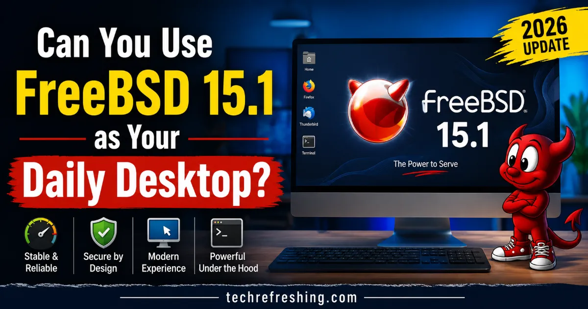 Can You Use FreeBSD 15.1 as Your Daily Desktop